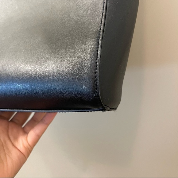 BCBGMAXAZRIA Cleo Tote Bag cow Leather in black laptop bag - Picture 6 of 10